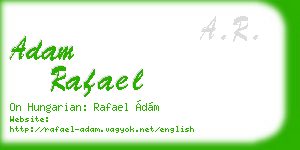 adam rafael business card
