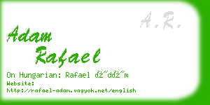 adam rafael business card